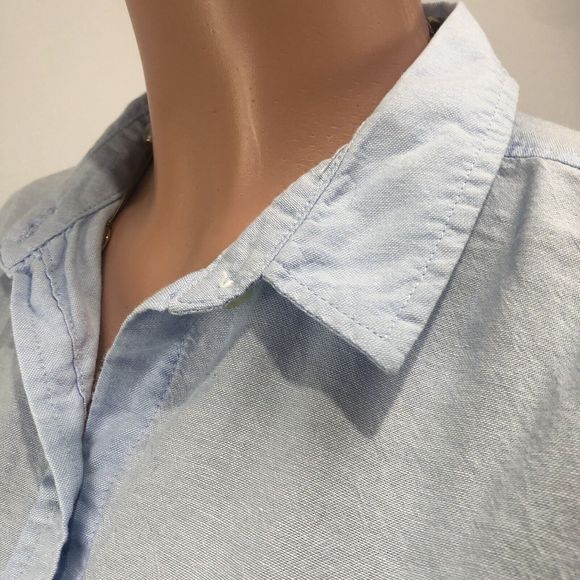 Old Navy Button Up Womens M Blue - Picture 5 of 16